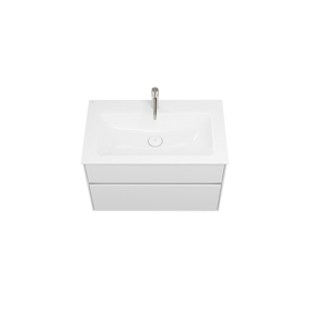 Plan de toilette en céramique avec meuble sous-vasque SGAB082 - burgbad